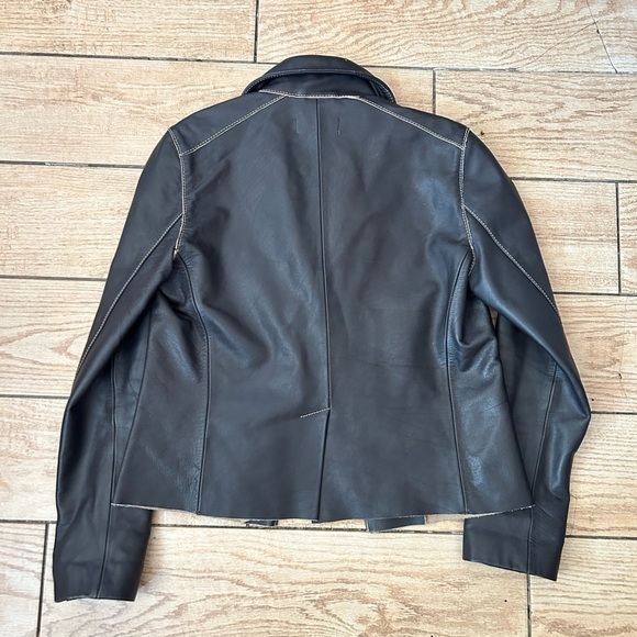 Jcrew Leather Jacket - Picture 4 of 5